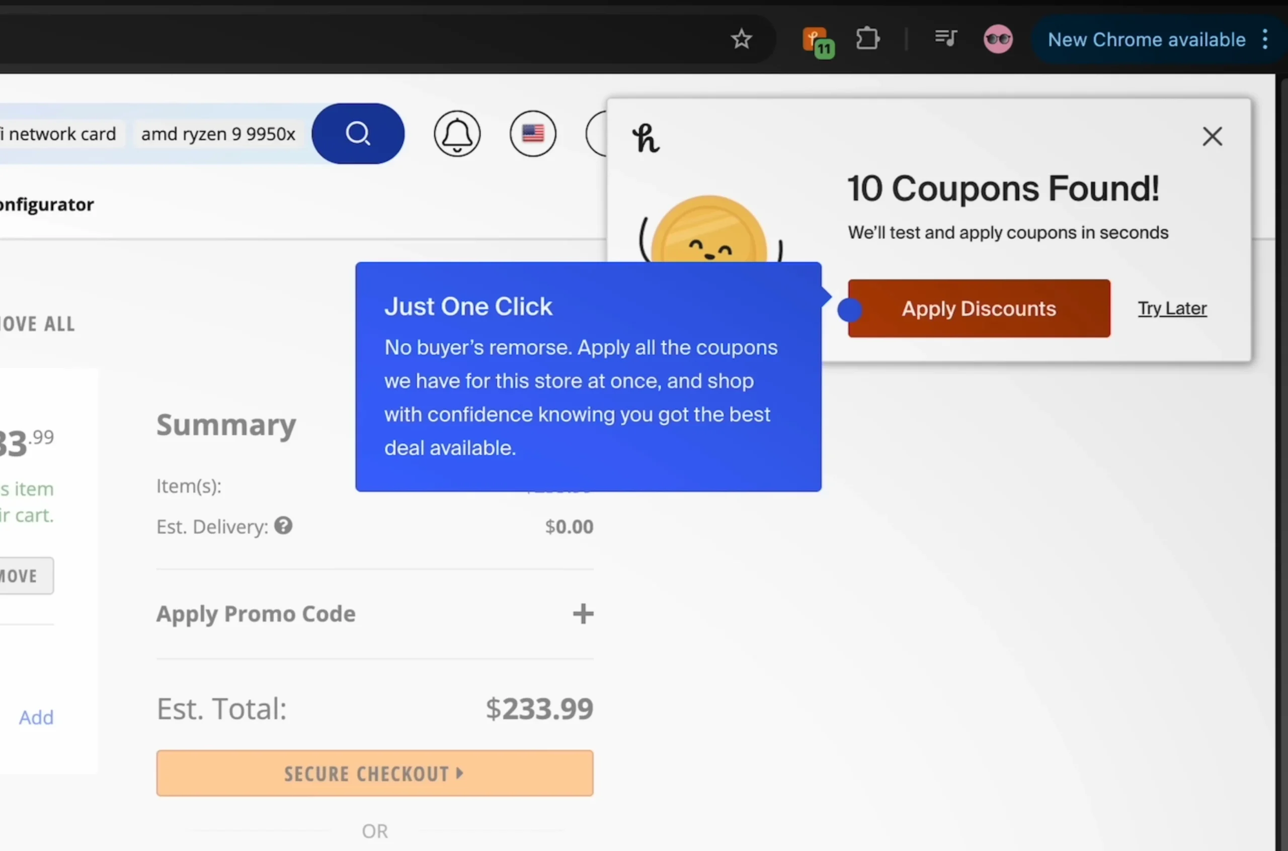 troubleshooting honey coupons when a browser extension error appears at checkout